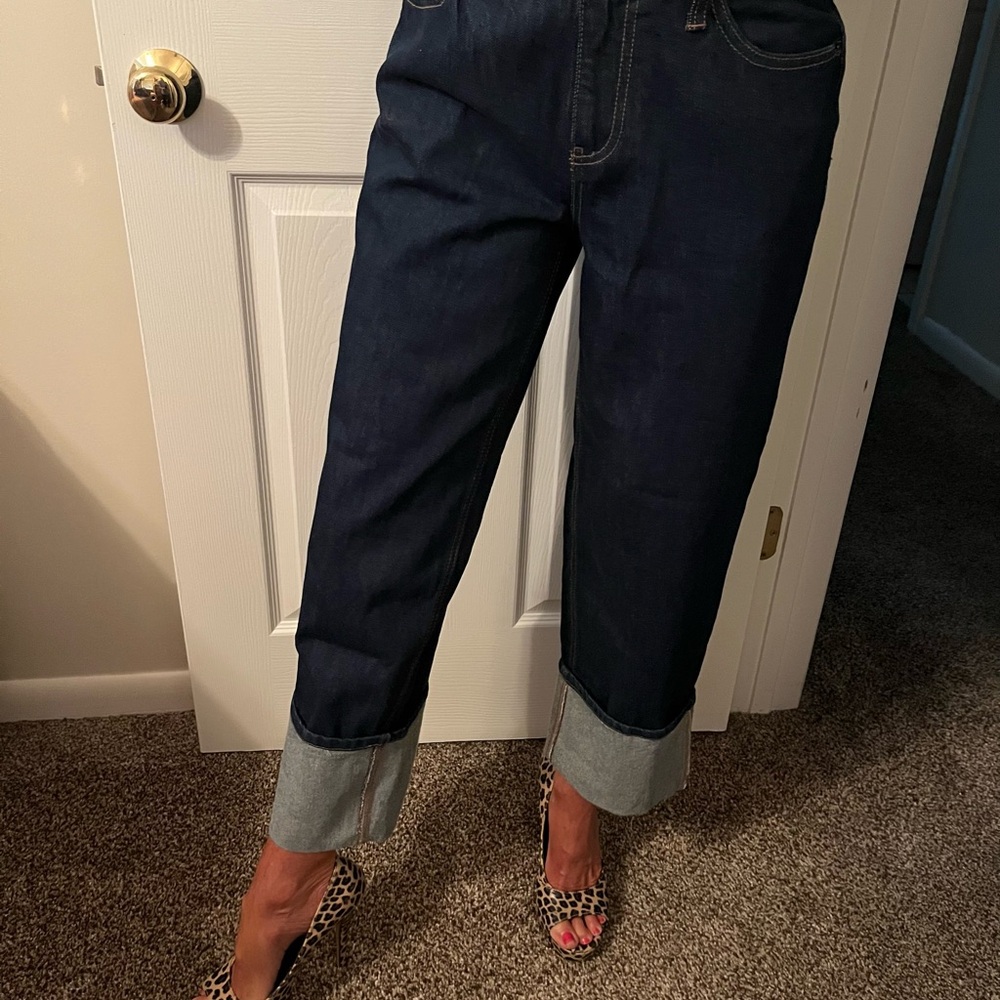 Kate Spade Dark Indigo Cropped Jeans